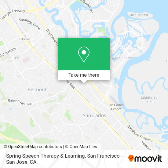 Spring Speech Therapy & Learning map