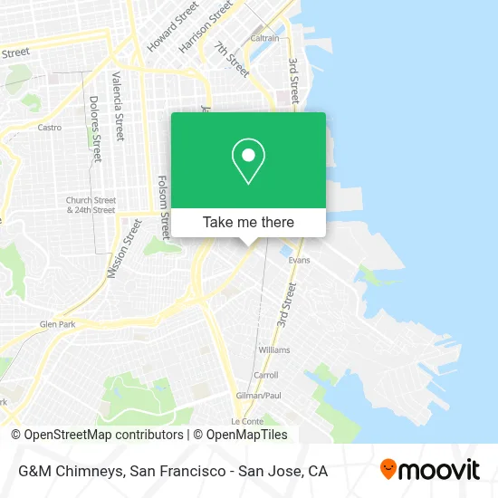 G&M Chimneys map