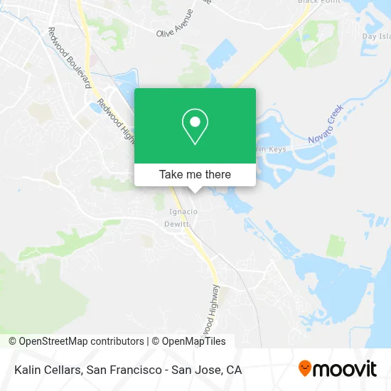Kalin Cellars map