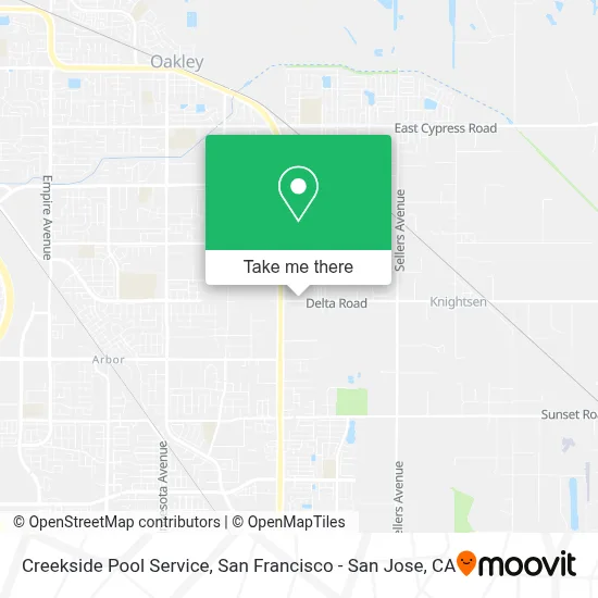 Creekside Pool Service map