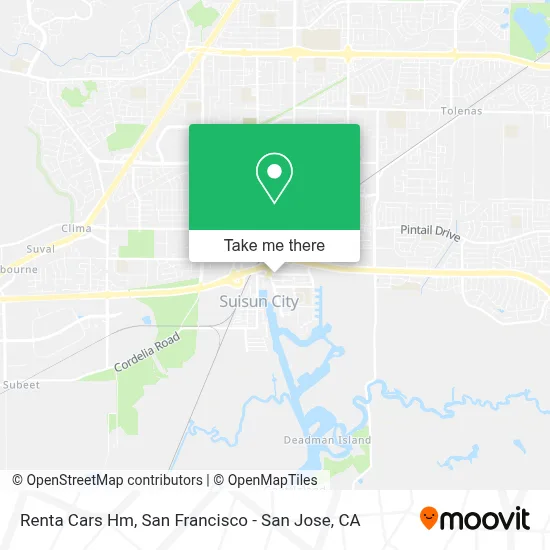 Renta Cars Hm map