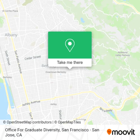 Office For Graduate Diversity map