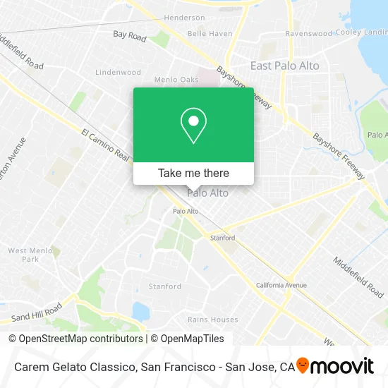Carem Gelato Classico map