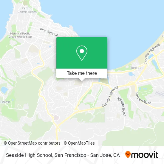 Seaside High School map
