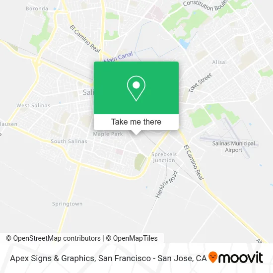 Apex Signs & Graphics map