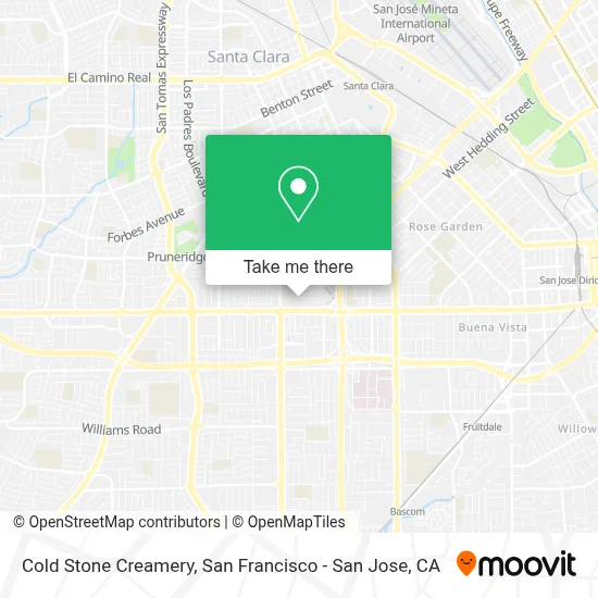 Cold Stone Creamery map