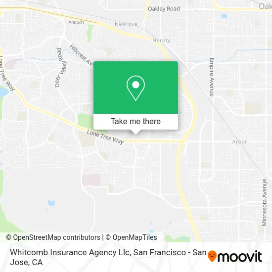 Whitcomb Insurance Agency Llc map
