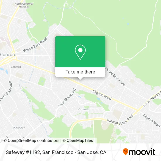 Safeway #1192 map