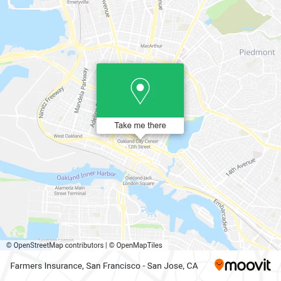 Farmers Insurance map