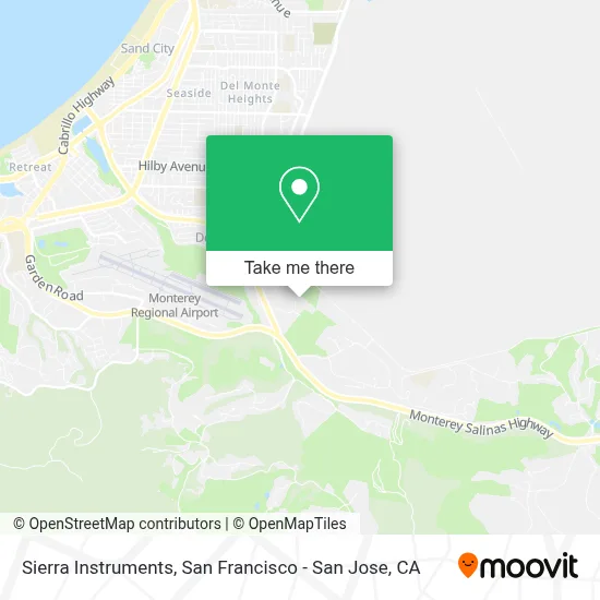 Sierra Instruments map