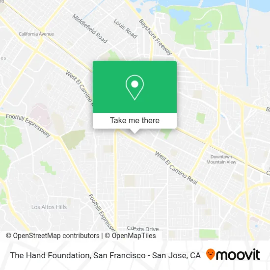 The Hand Foundation map
