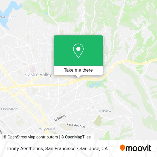Trinity Aesthetics map