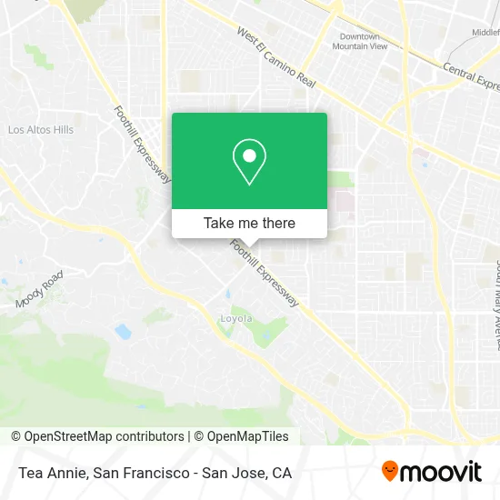 Tea Annie map