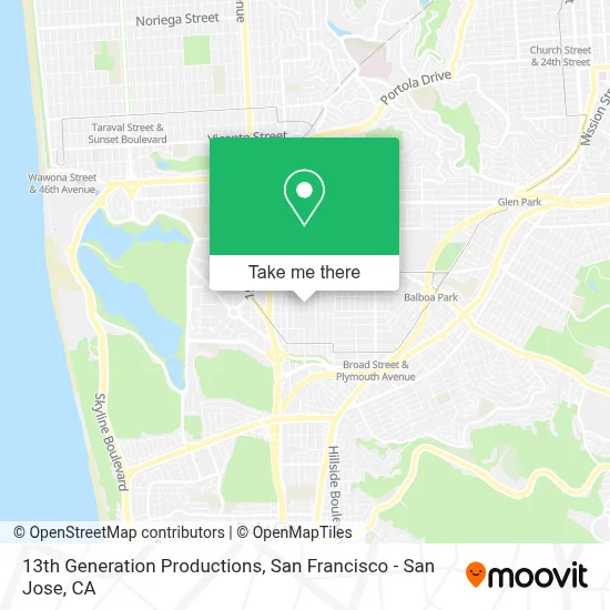 13th Generation Productions map
