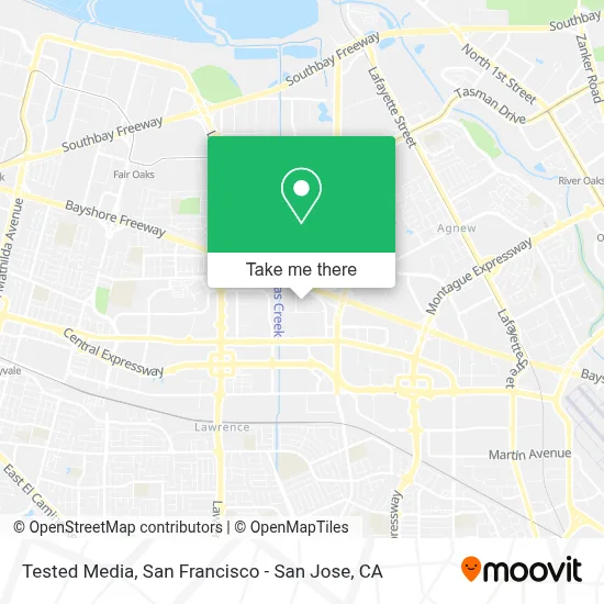 Tested Media map