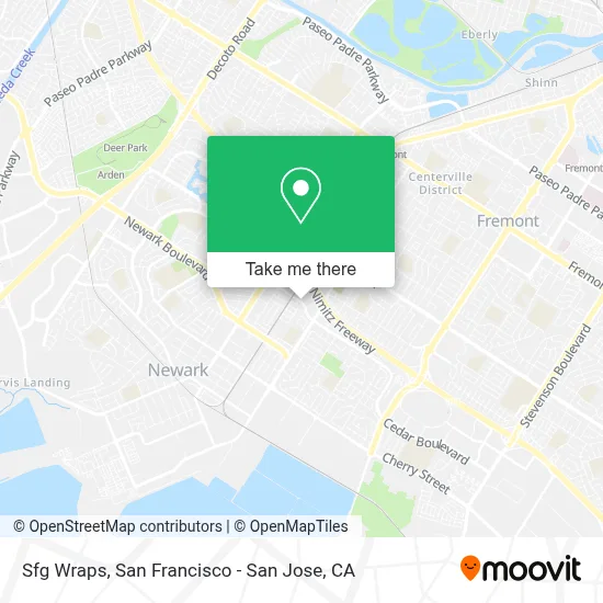 Sfg Wraps map
