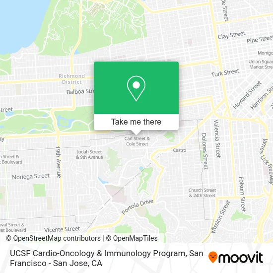UCSF Cardio-Oncology & Immunology Program map