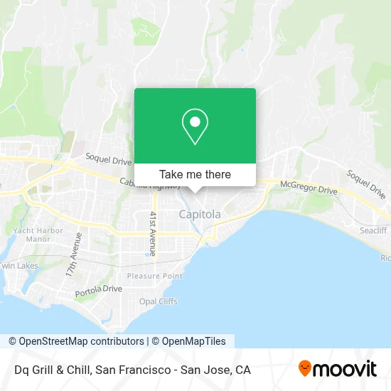 Dq Grill & Chill map