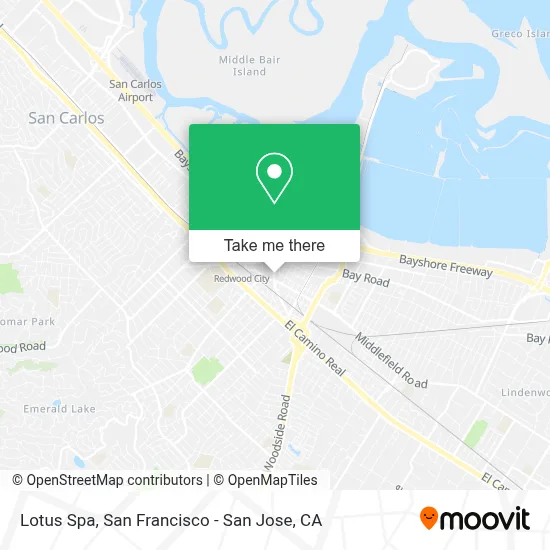 Lotus Spa map