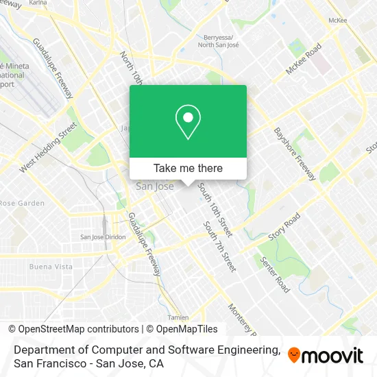 Department of Computer and Software Engineering map