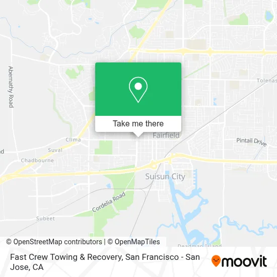 Fast Crew Towing & Recovery map