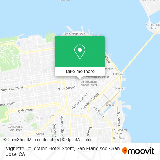 Vignette Collection Hotel Spero map