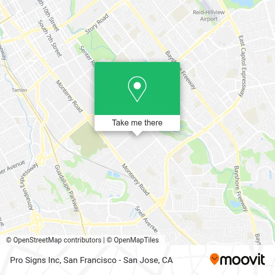 Pro Signs Inc map