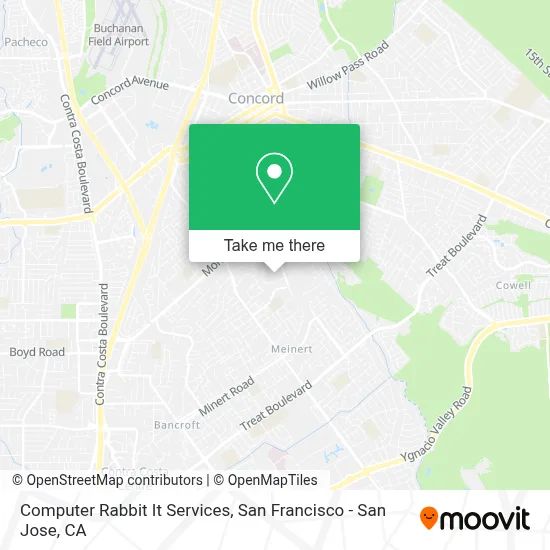 Computer Rabbit It Services map