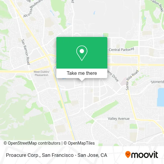 Proacure Corp. map