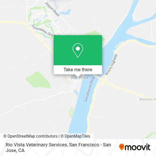 Rio Vista Veterinary Services map