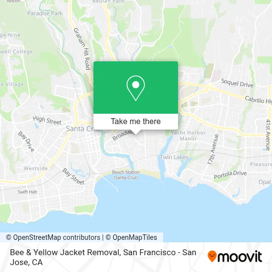 Bee & Yellow Jacket Removal map
