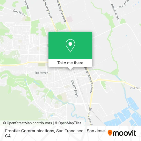 Frontier Communications map