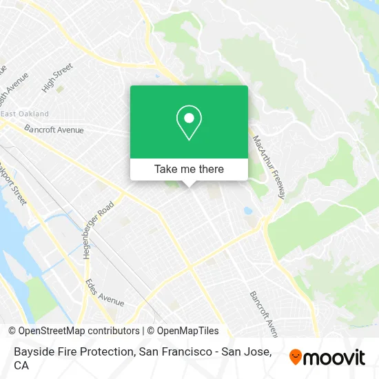 Bayside Fire Protection map
