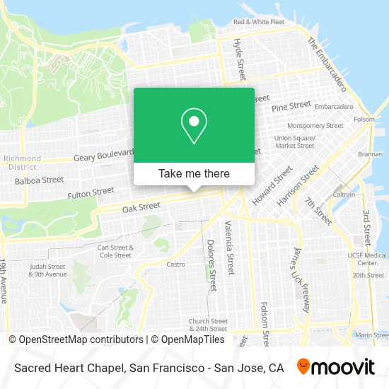 Sacred Heart Chapel map
