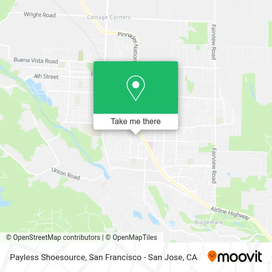 Payless Shoesource map