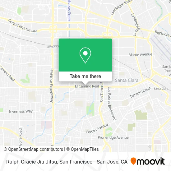 Ralph Gracie Jiu Jitsu map