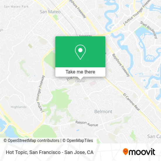 Hot Topic map