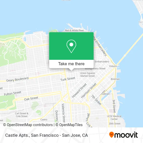 Castle Apts. map