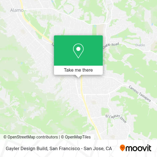 Gayler Design Build map