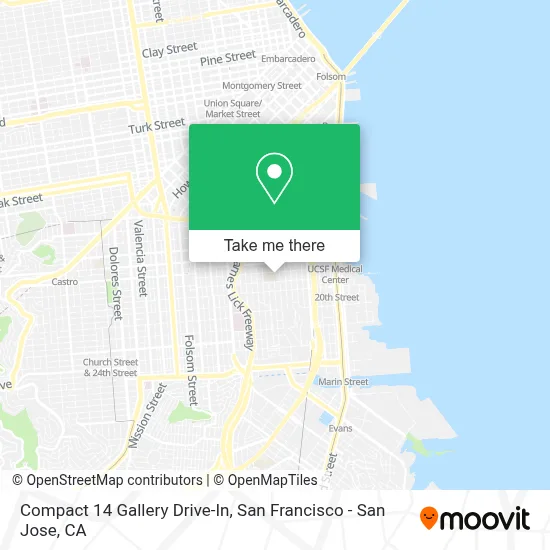 Compact 14 Gallery Drive-In map