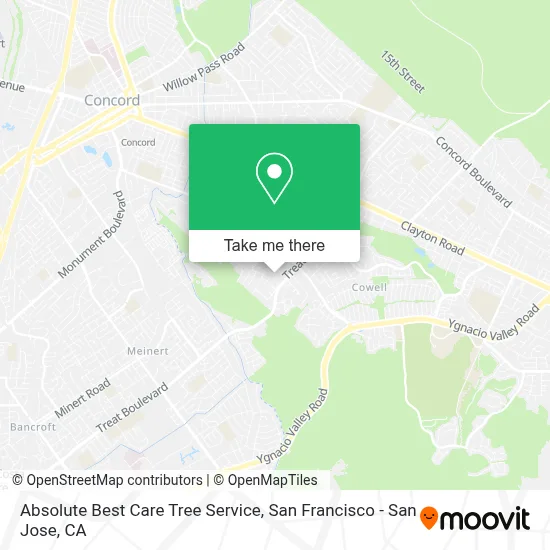 Absolute Best Care Tree Service map