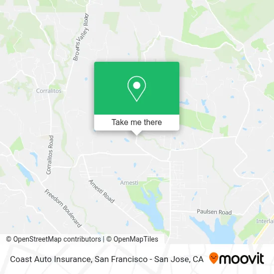 Coast Auto Insurance map