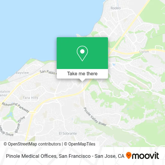 Pinole Medical Offices map