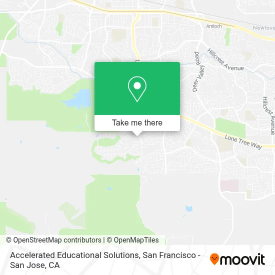 Accelerated Educational Solutions map