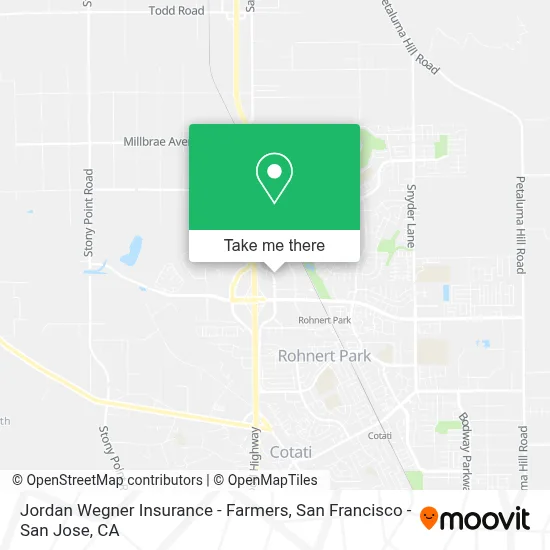 Jordan Wegner Insurance - Farmers map