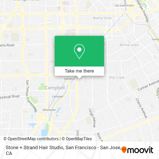 Stone + Strand Hair Studio map