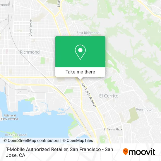 T-Mobile Authorized Retailer map