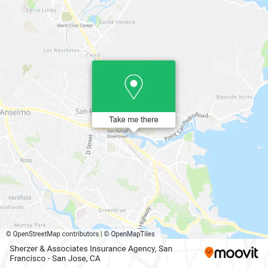 Sherzer & Associates Insurance Agency map