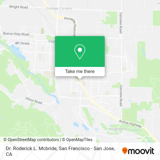 Dr. Roderick L. Mcbride map
