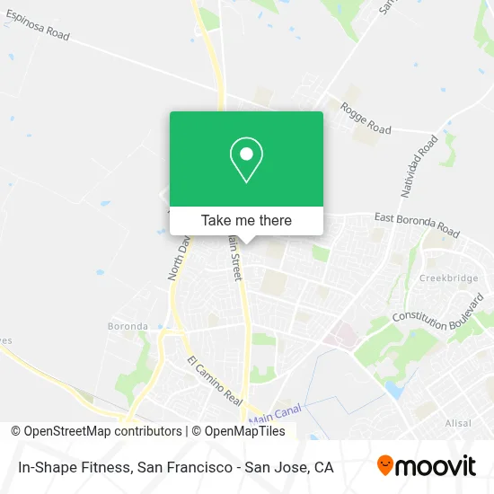 In-Shape Fitness map